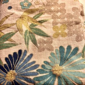 Richloom Beijing Printed Retro Drapes Curtains in Lapis 2 panels 48 x 84